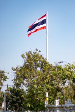Tayland. Bangkok 'ta. Şehrin güzel bir manzarası.