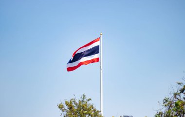 Tayland. Bangkok 'ta. Şehrin güzel bir manzarası.