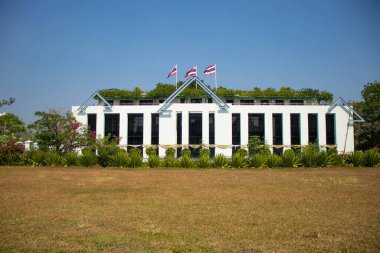 Tayland. Bangkok 'ta. Şehrin güzel bir manzarası.