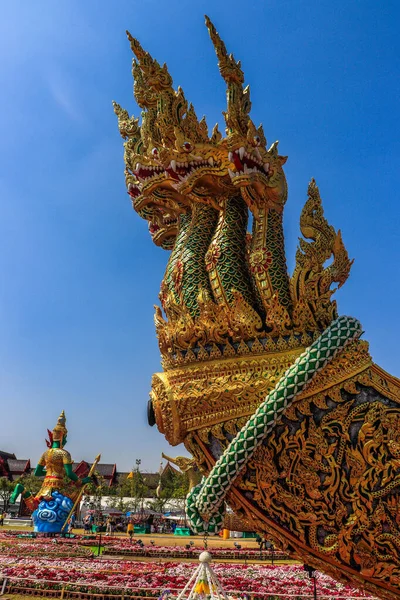 Thailand Bangkok Ein Schöner Blick Auf Die Stadt — Stockfoto