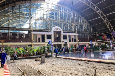 Tayland. Bangkok 'ta. Hua Lampong Tren İstasyonu