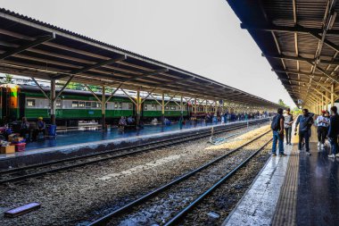 Tayland. Bangkok 'ta. Hua Lampong Tren İstasyonu