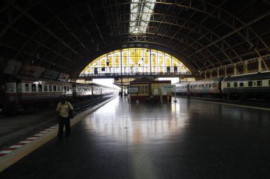 Tayland. Bangkok 'ta. Hua Lampong Tren İstasyonu