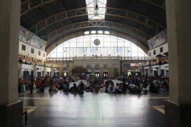 Tayland. Bangkok 'ta. Hua Lampong Tren İstasyonu