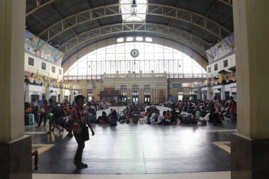 Tayland. Bangkok 'ta. Hua Lampong Tren İstasyonu
