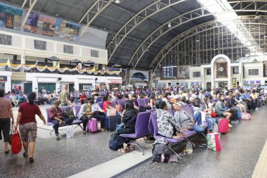 Tayland. Bangkok 'ta. Hua Lampong Tren İstasyonu