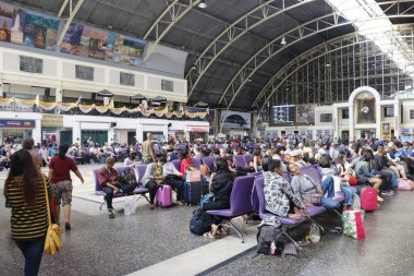 Tayland. Bangkok 'ta. Hua Lampong Tren İstasyonu