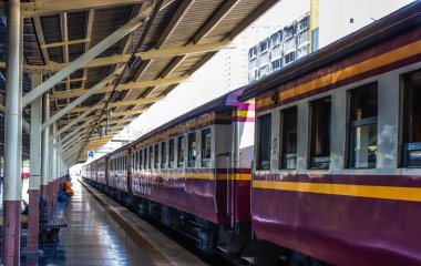 Tayland. Bangkok 'ta. Hua Lampong Tren İstasyonu