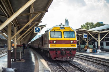 Tayland. Bangkok 'ta. Hua Lampong Tren İstasyonu