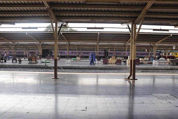 Tailândia Banguecoque Hua Lampong Estação Ferroviária — Fotografia de Stock