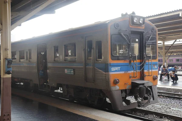 Tailândia Banguecoque Hua Lampong Estação Ferroviária — Fotografia de Stock