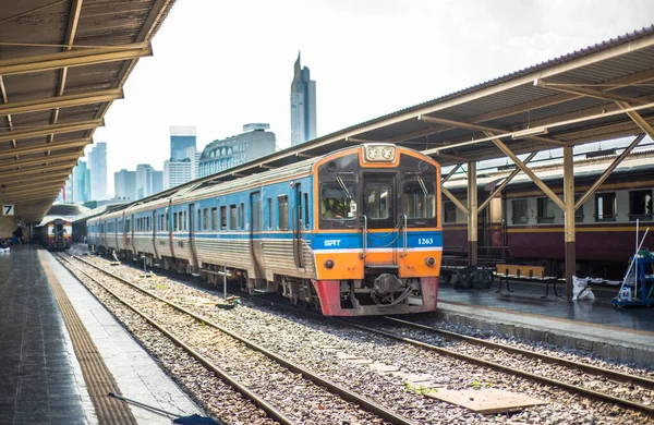 Thajsko Bangkok Vlakové Nádraží Hua Lampong — Stock fotografie