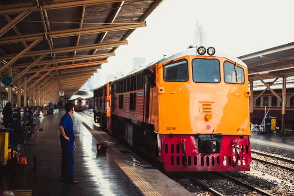 Thailand Bangkok Hua Lampong Treinstation — Stockfoto