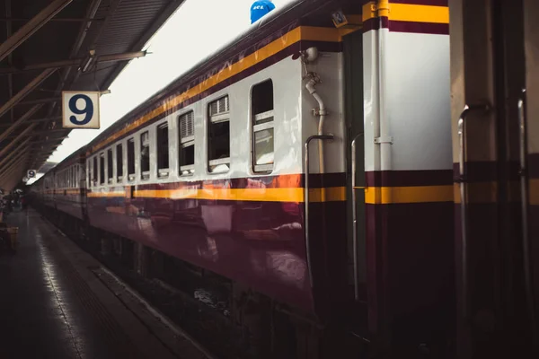 Tailândia Banguecoque Hua Lampong Estação Ferroviária — Fotografia de Stock