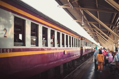 Tayland. Bangkok 'ta. Hua Lampong Tren İstasyonu