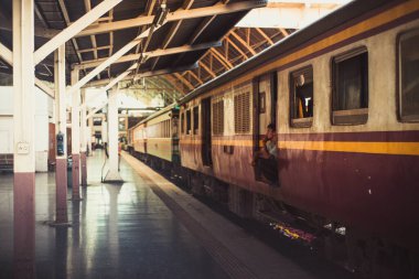 Tayland. Bangkok 'ta. Hua Lampong Tren İstasyonu