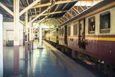 Tayland. Bangkok 'ta. Hua Lampong Tren İstasyonu