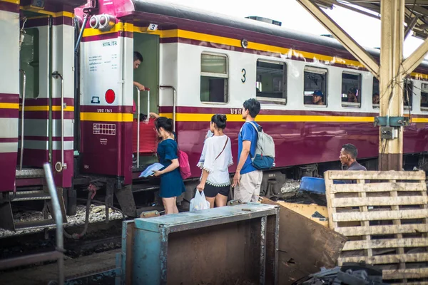 Tailândia Banguecoque Hua Lampong Estação Ferroviária — Fotografia de Stock