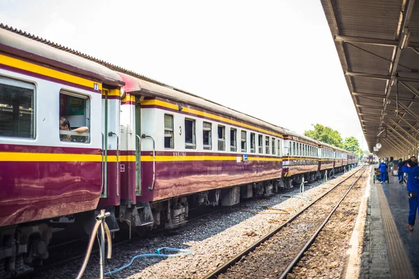 Tailândia Banguecoque Hua Lampong Estação Ferroviária — Fotografia de Stock