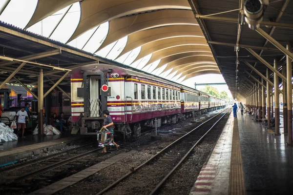 Tailândia Banguecoque Hua Lampong Estação Ferroviária — Fotografia de Stock