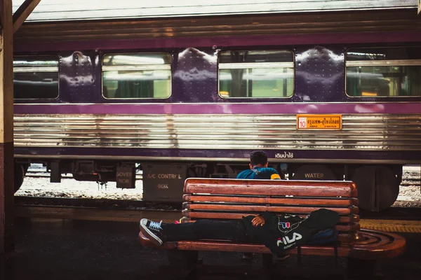 Tailandia Bangkok Hua Lampong Estacion Tren — Foto de Stock