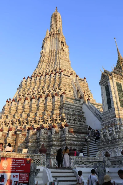 Thaiföld Bangkokban Wat Arun Templom — Stock Fotó