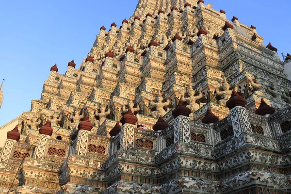 Thaiföld Bangkokban Wat Arun Templom — Stock Fotó