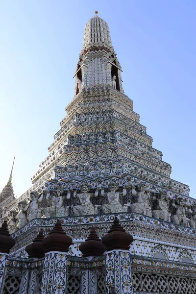 Thaiföld Bangkokban Wat Arun Templom — Stock Fotó