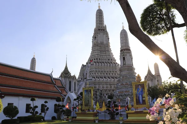 Thaiföld Bangkokban Wat Arun Templom — Stock Fotó