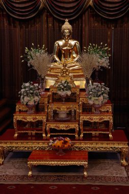 Tayland. Bangkok 'ta. Wat Paknam Bhasicharoen Tapınağı