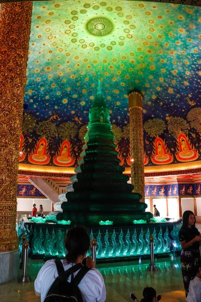Thailand Bangkok Wat Paknam Bhasicharoen Tempel — Stockfoto