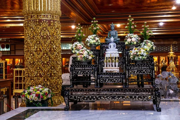 Tailandia Bangkok Templo Wat Paknam Bhasicharoen — Foto de Stock