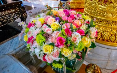 Tayland. Bangkok 'ta. Wat Paknam Bhasicharoen Tapınağı