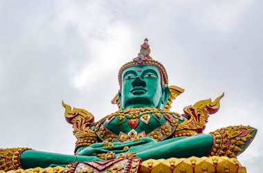 Tayland. Bangkok 'ta. Wat Paknam Bhasicharoen Tapınağı