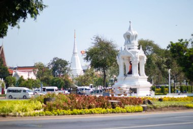 Bangkok, Tayland 'da Asya mimari tarzı binalar