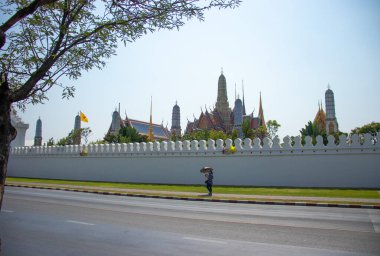 Bangkok, Tayland 'da Asya mimari tarzı binalar