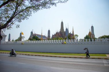 Bangkok, Tayland 'da Asya mimari tarzı binalar