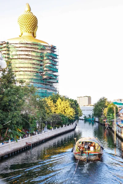 Thajsko Bangkok Wat Paknam Bhasicharoen Temple — Stock fotografie