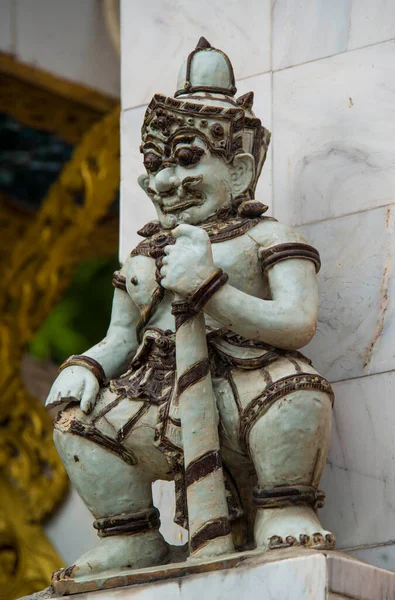 Thailandia Bangkok Tempio Wat Paknam Bhasicharoen — Foto Stock