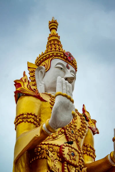 Tayland Bangkok Wat Paknam Bhasicharoen Tapınağı — Stok fotoğraf