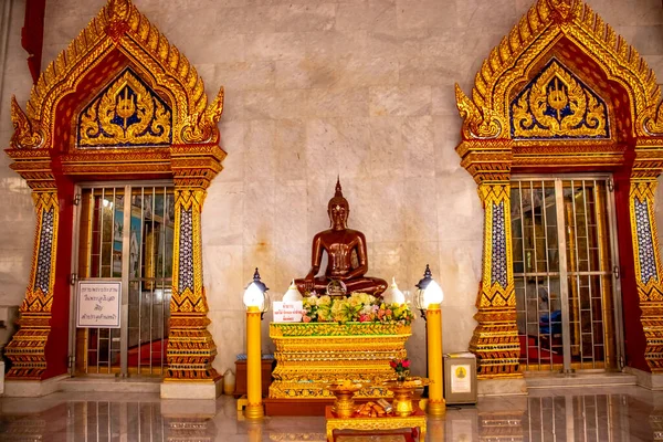 Thailand Bangkok Wat Paknam Bhasicharoen Temple — Stock Photo, Image
