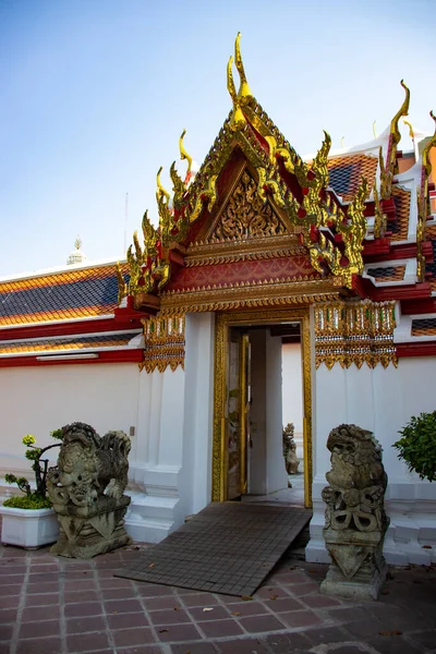 Bangkok, Tayland 'da Asya mimari tarzı binalar