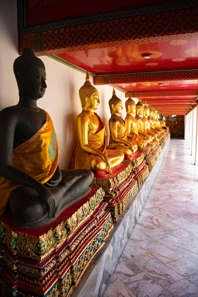 Thajsko Bangkok Wat Pho Temple — Stock fotografie