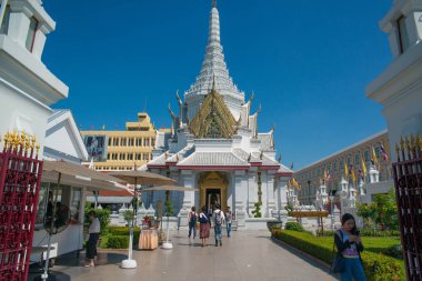 Tayland. Bangkok 'ta. Şehrin güzel bir manzarası.