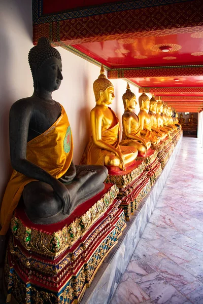 Thajsko Bangkok Wat Pho Temple — Stock fotografie