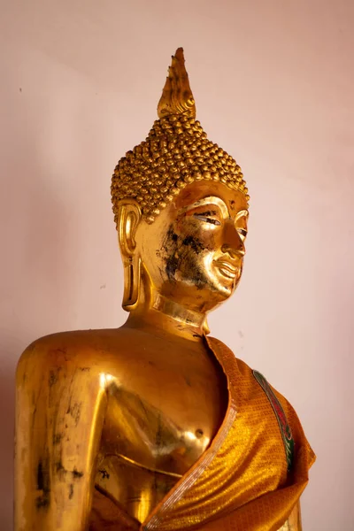 Złoty Budda Świątyni Wat Pho Tajlandia — Zdjęcie stockowe