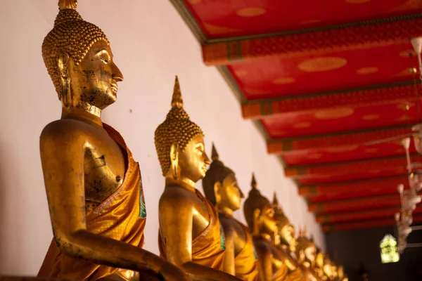 Wat Pho Tapınağının Altın Buda Tayland — Stok fotoğraf