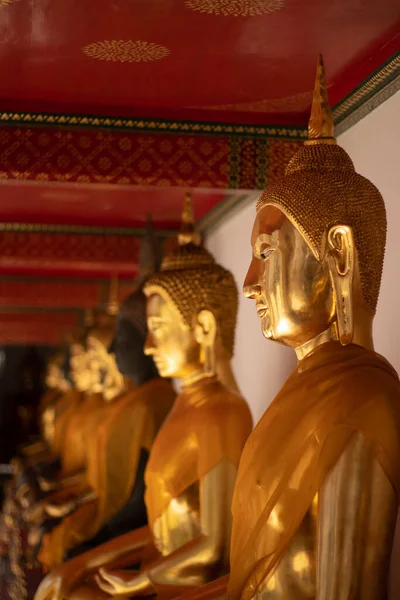 Zlatý Buddha Chrámu Wat Pho Thajsko — Stock fotografie