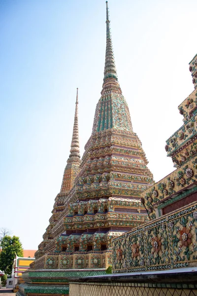 Wat Pho Templo Bangkok Tailândia — Fotografia de Stock