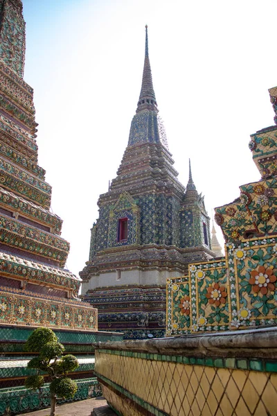 Wat Pho Templo Bangkok Tailândia — Fotografia de Stock